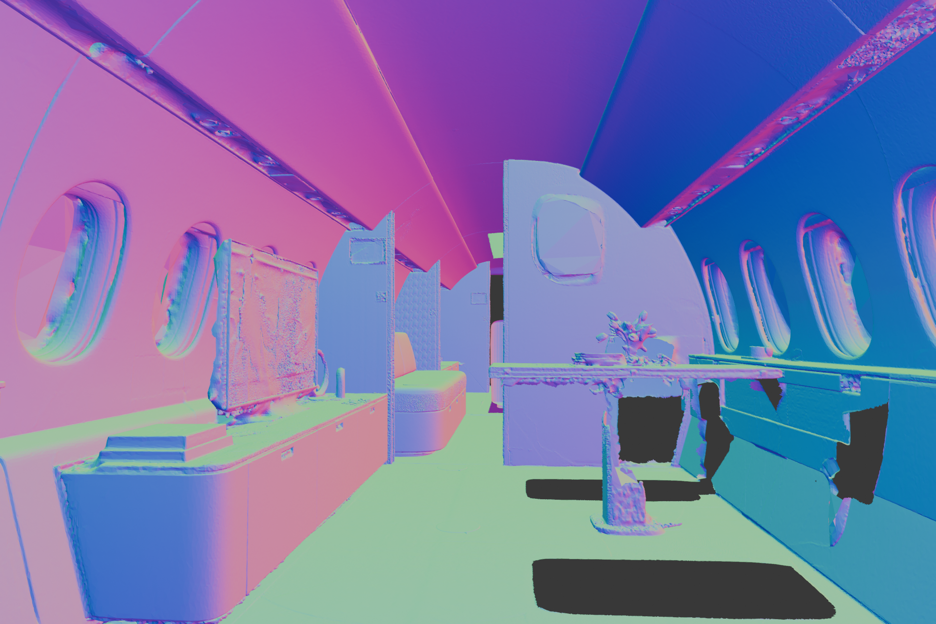 Interior scan results